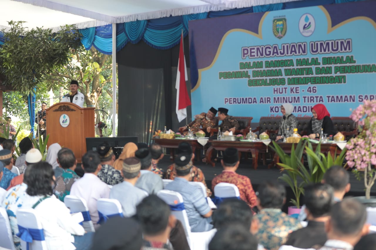 Gelar Halal Bihalal Bersama Keluarga PDAM, Wali Kota Pesan Jaga Kerukunan Untuk Tingkatkan Kinerja