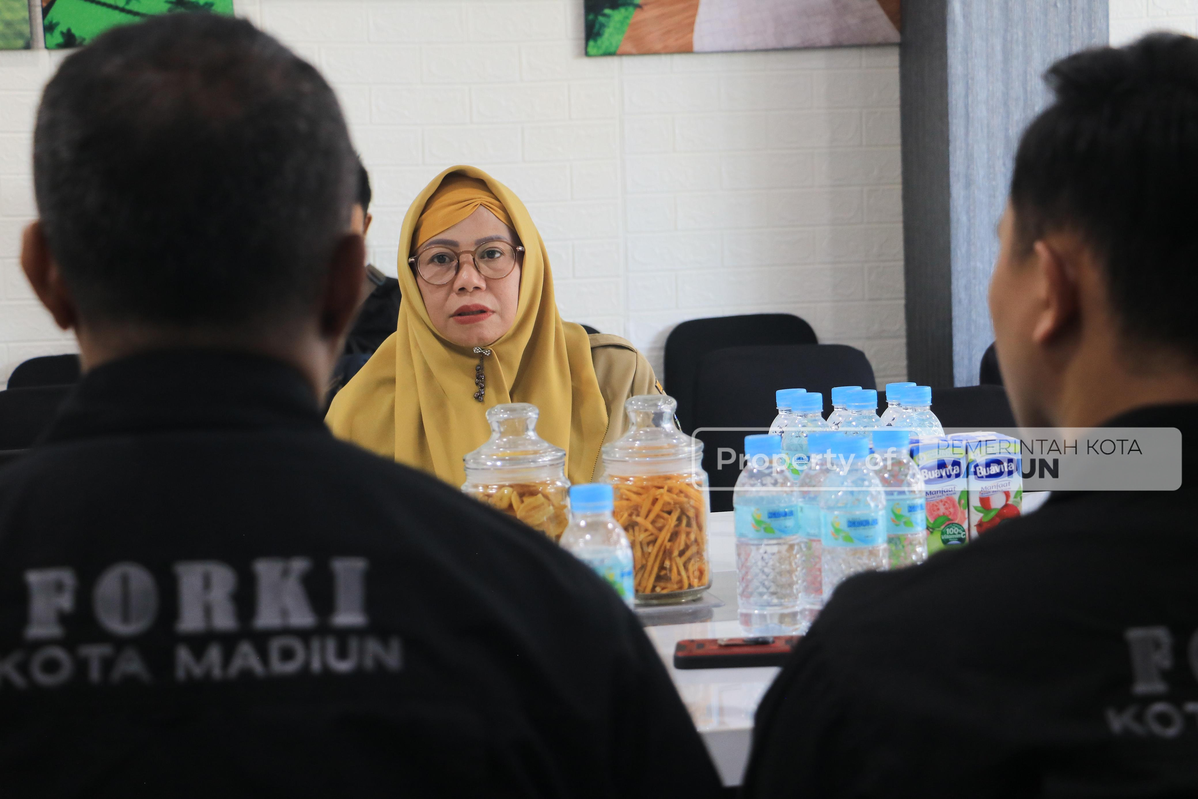 Wali Kota Madiun Terima Audiensi Forki, Bahas Kejuaraan Karate Piala Wali Kota 2025