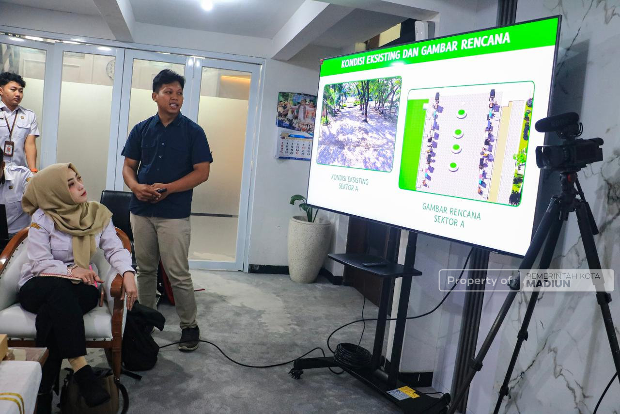 Percantik Wajah Kota, Plt Wali Kota Tekankan Konsep dan Identitas dalam Penataan RTH Kota Madiun