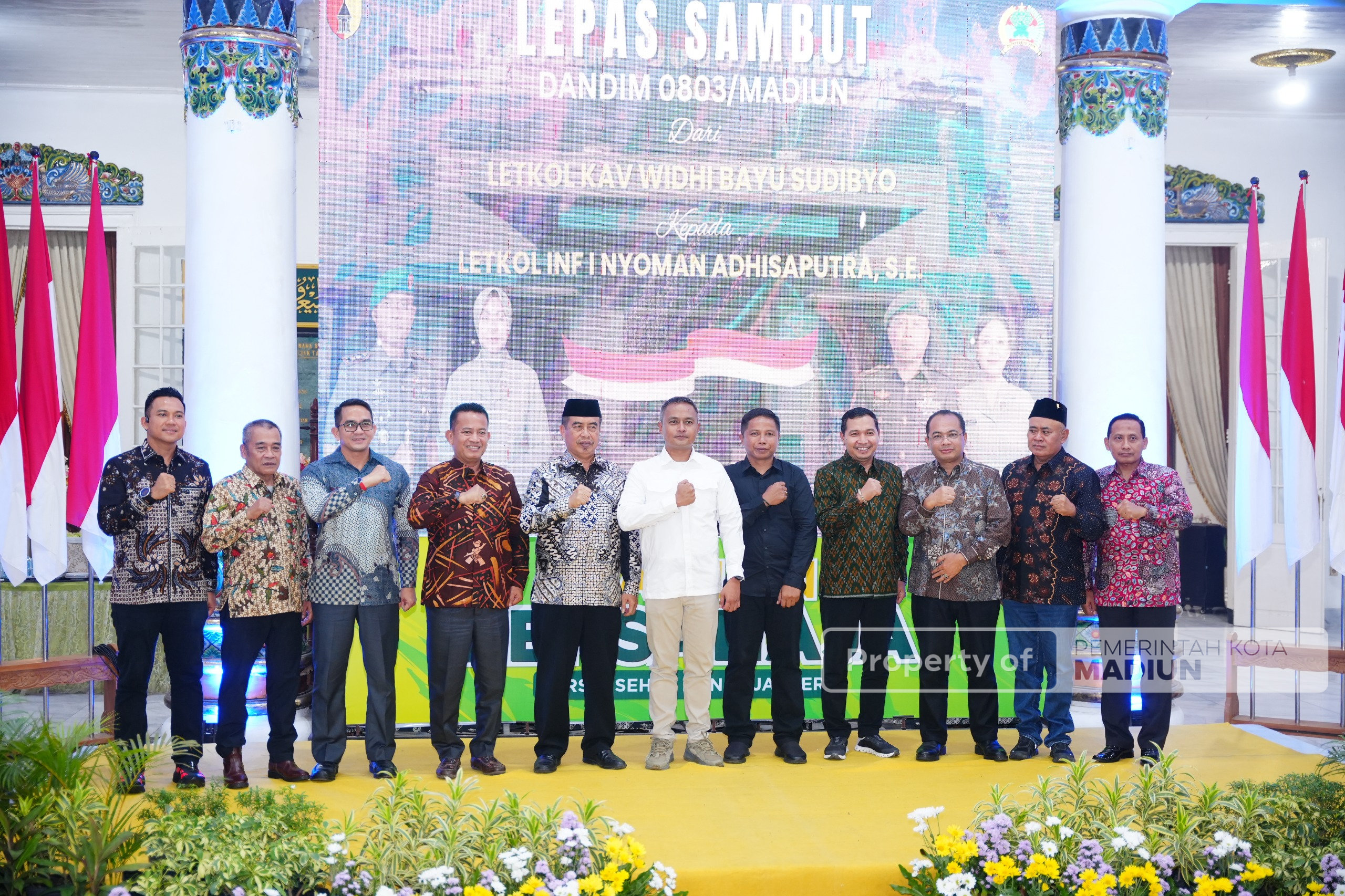 Hadiri Lepas Sambut Dandim, Wawali Harap Sinergi Pemkot–TNI Makin Kuat