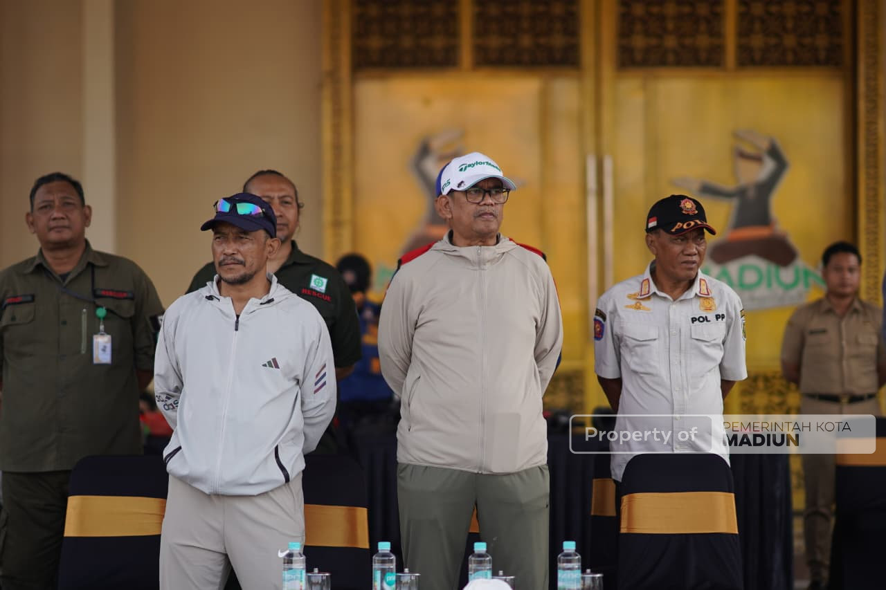 Perkuat Perlindungan Masyarakat, Plt Wali Kota Madiun Dorong Satlinmas Sigap Hadapi Kondisi Darurat