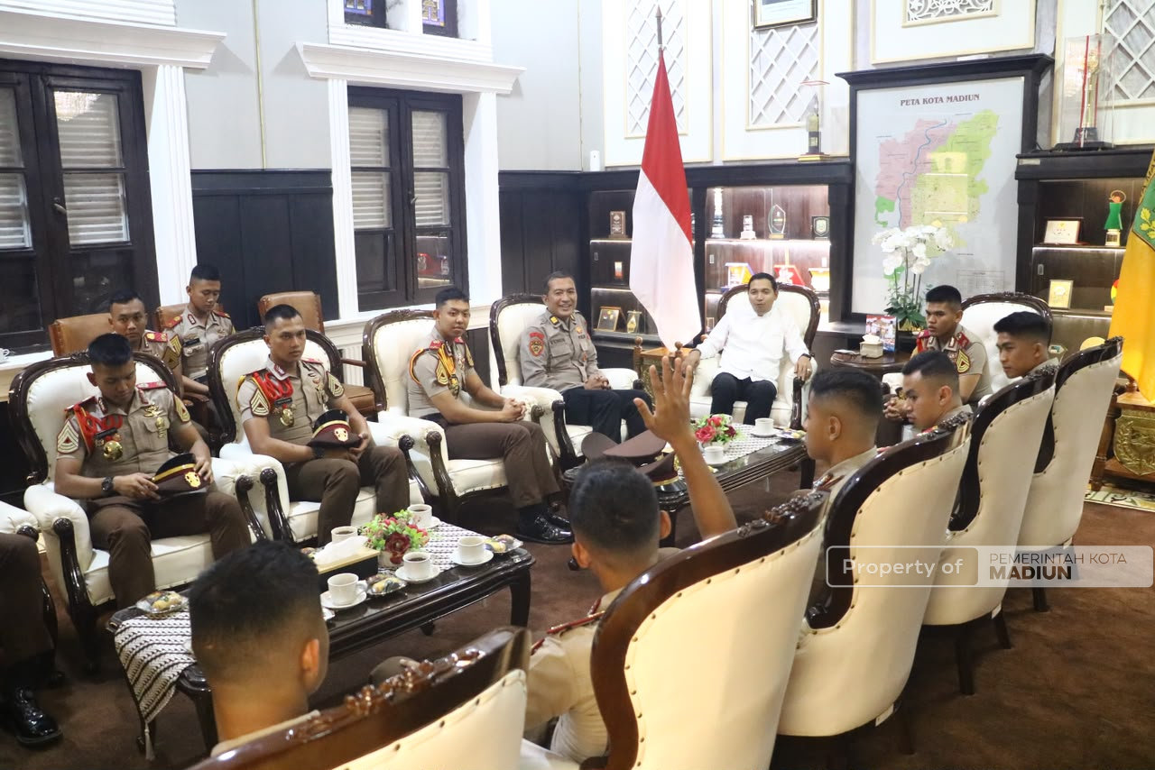 Plt Wali Kota Madiun Terima Taruna Akpol, Bawa Cerita Positif dari Kota Pendekar