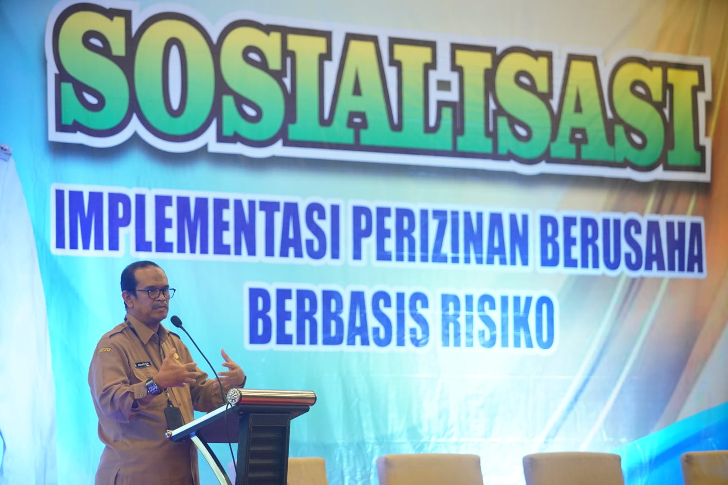 Permudah Investasi di Kota, Pemkot Gelar Sosialisasi Perizinan Berbasis Resiko Kepada Pelaku Usaha