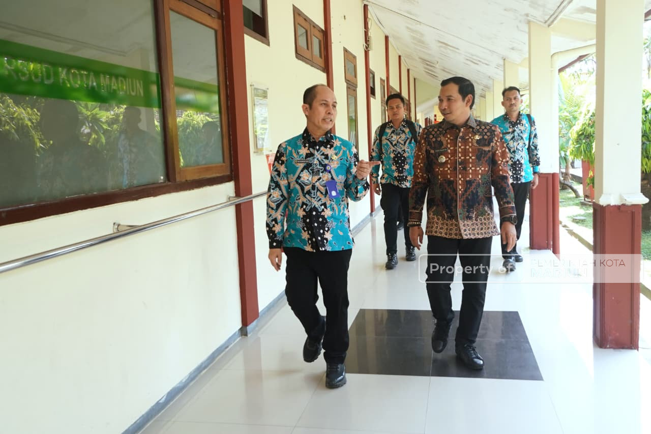 Plt Wali Kota Tinjau Layanan Hemodialisa RSUD Kota Madiun, Dorong Peningkatan Kualitas Pelayanan