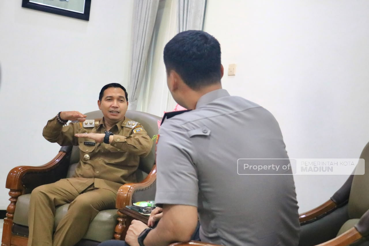 Terima Silaturahmi Kapolres Baru, Plt Wali Kota Madiun Perkuat Sinergi Jaga Kondusivitas Kota