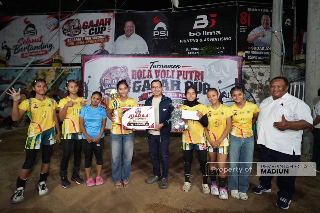 Hadiri Final Turnamen Gajah Cup, Plt Wali Kota Dorong Kompetisi Jadi Ruang Uji Mental Atlet