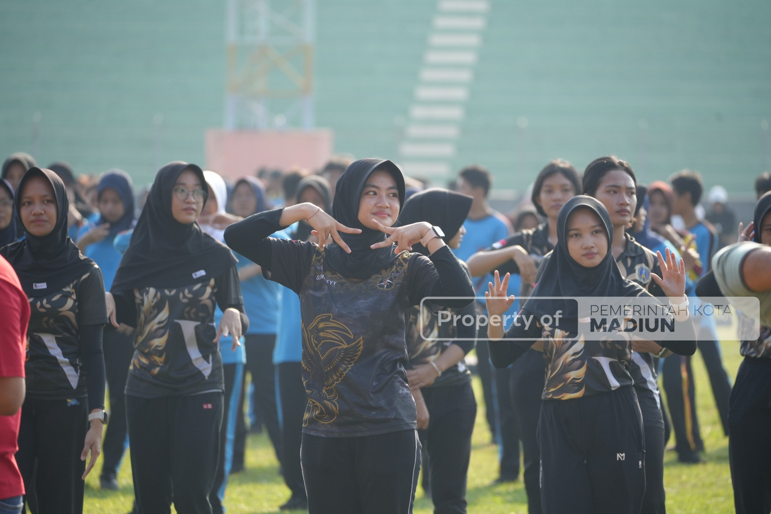 Peringati Haornas ke-42, Senam Bareng Gubernur Jatim Diikuti Ribuan Peserta