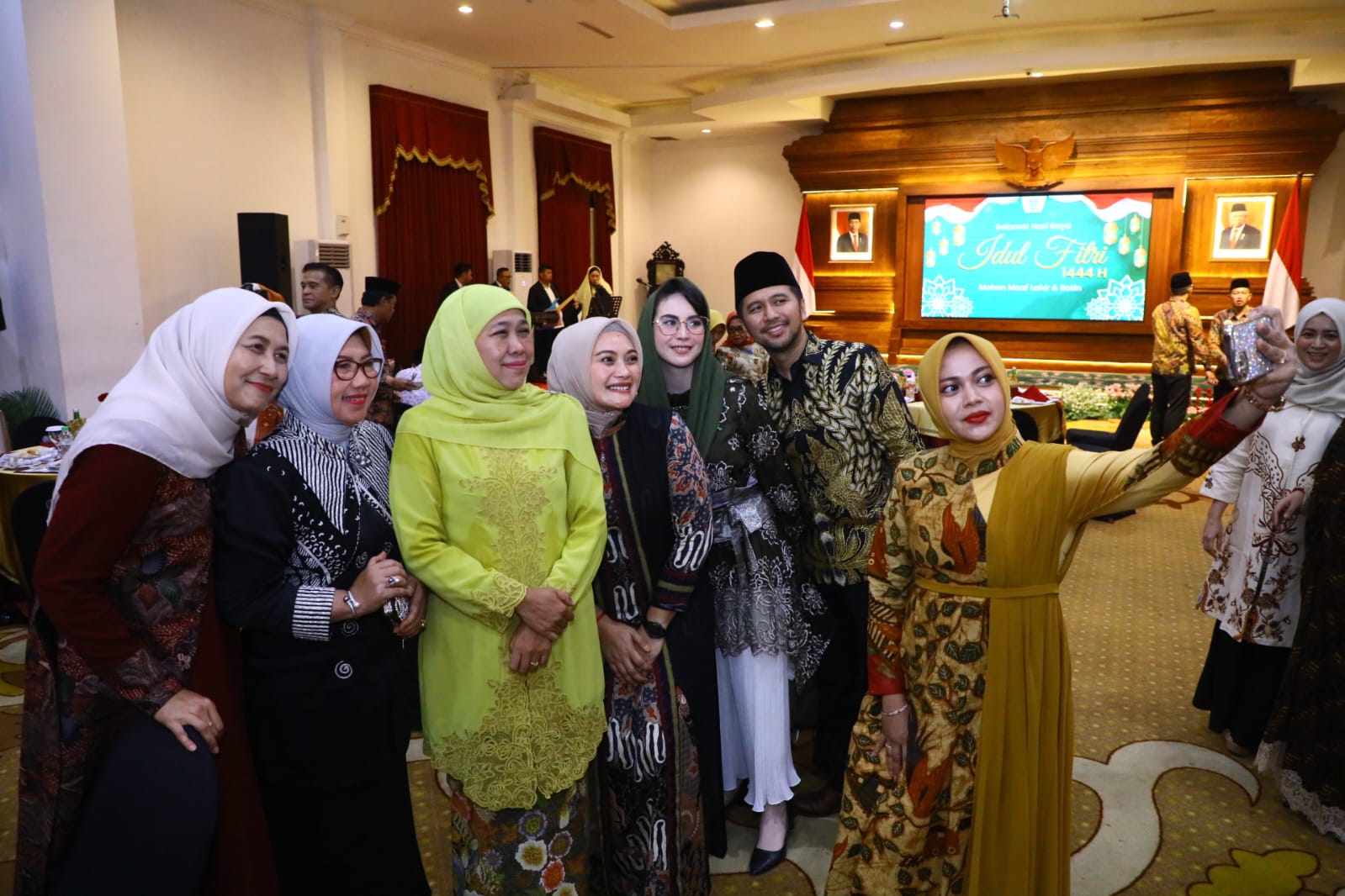 Gubernur Khofifah Gelar Halal Bihalal, Wali Kota Turut Hadir Di Grahadi