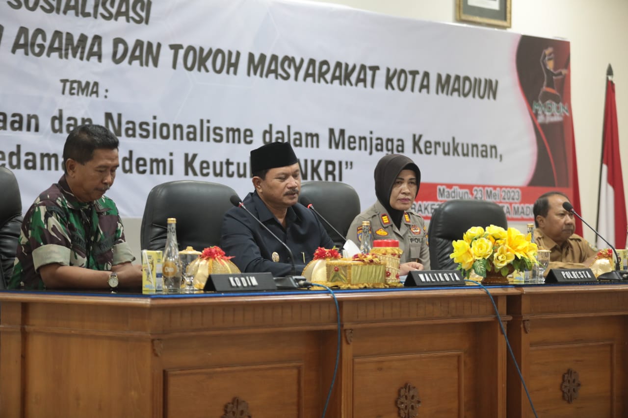 Sosialisasi Wawasan Kebangsaan, Wali Kota Ajak Toga dan Tomas Sebarkan Kedamaian Jaga Keutuhan