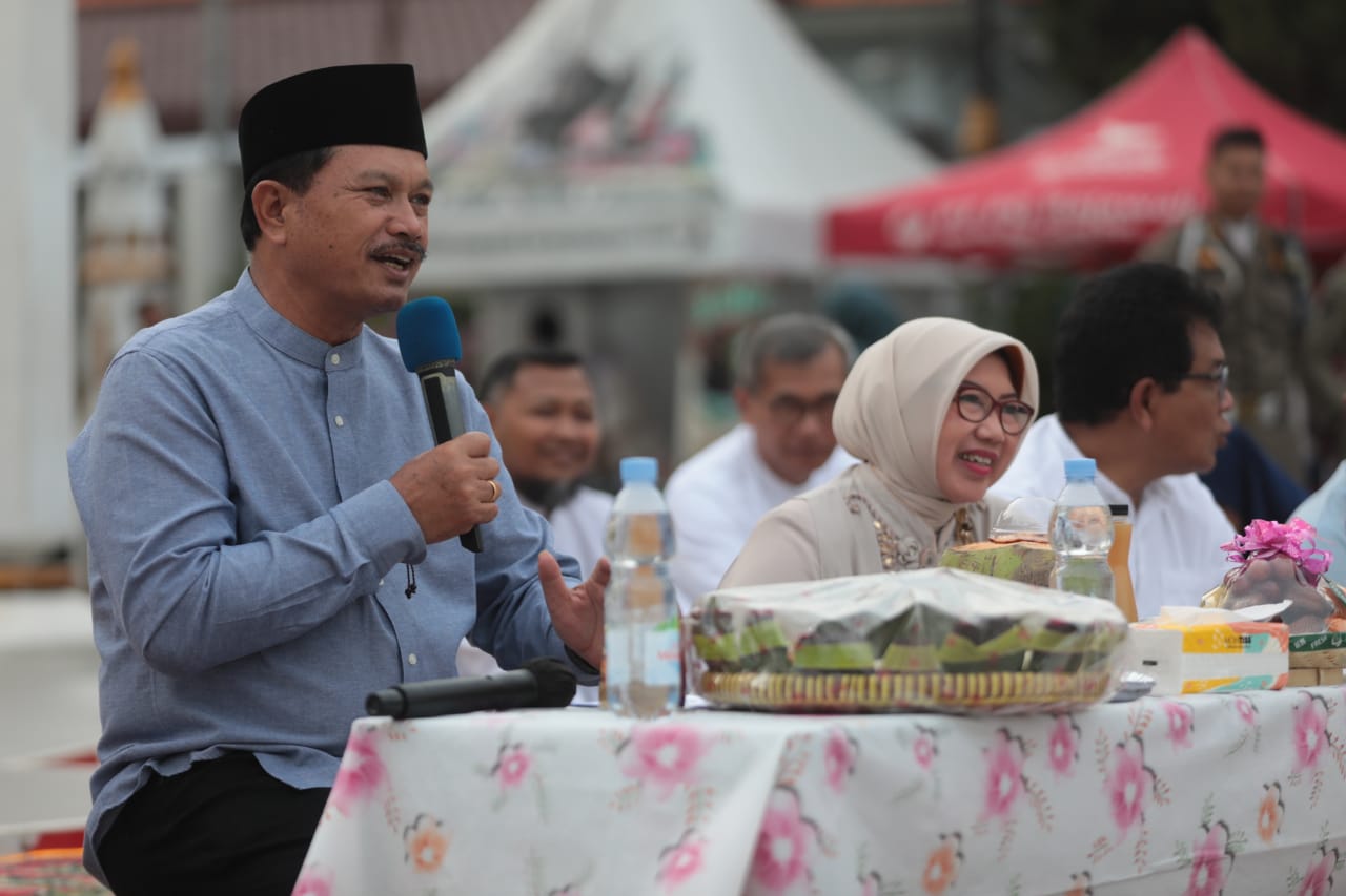 Halal Bihalal dengan Pedagang PRC, Wali Kota Sampaikan Rencana Penyempurnaan Kawasan