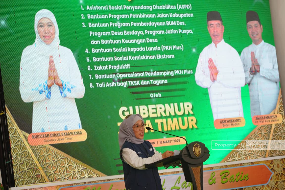 Bantuan Amaliyah Ramadan dari Pemprov Jatim Mengalir ke Madiun, Total Capai Rp1,4 Miliar