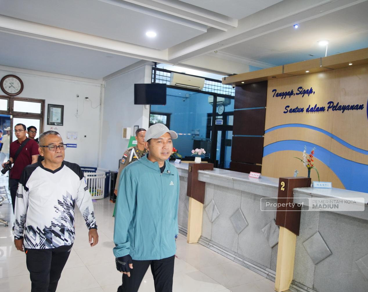 Gowes Bersama Ketua DPRD, Plt Wali Kota Cek Pelayanan Publik