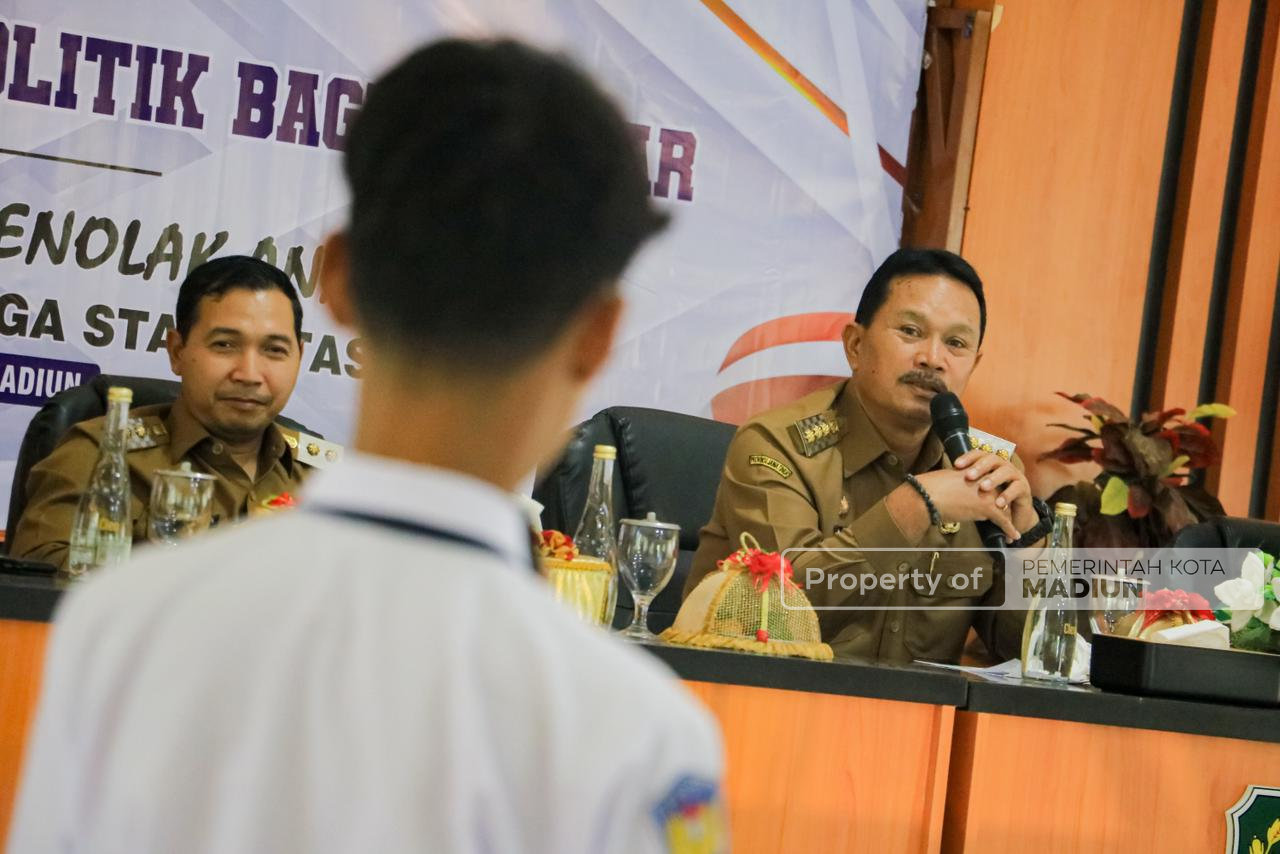 Lewat Sosialisasi Pendidikan Politik, Pemkot Madiun Ajak Pemuda Jauhi Tindakan Anarki