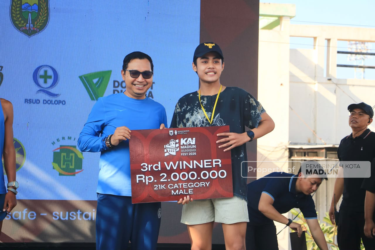 Turut Madiun Running Fest 2026, Plt Wali Kota Harap Jadi Agenda Rutin ke Depan