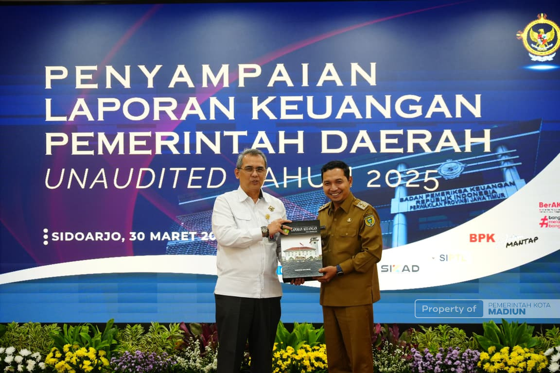 Pemkot Madiun Serahkan LKPD 2025, Target Raih WTP dari BPK