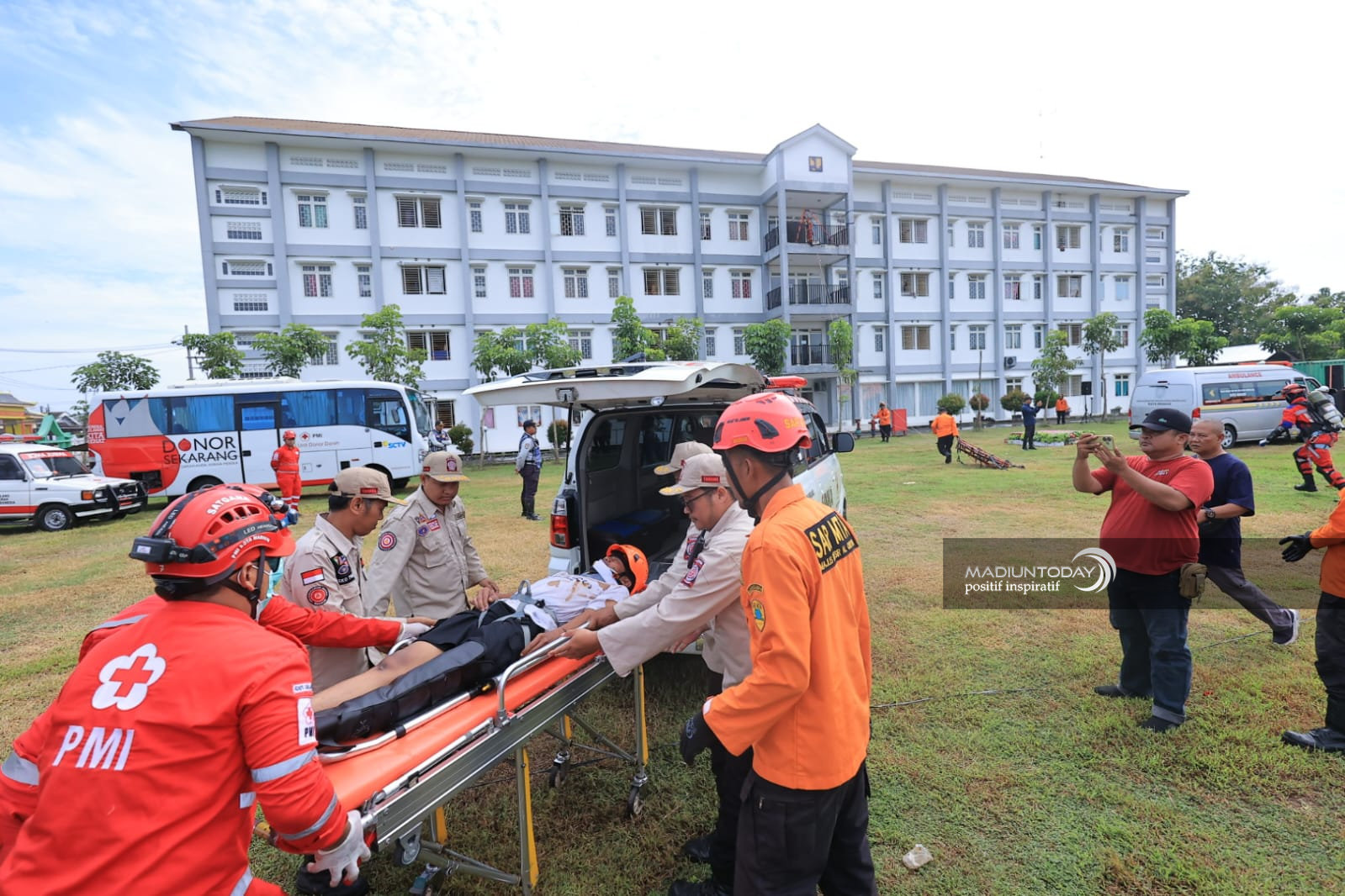 Apel Kesiapsiagaan Bencana 2026, Pemkot Madiun Perkuat Kolaborasi dan Latihan Penyelamatan Gedung Tinggi