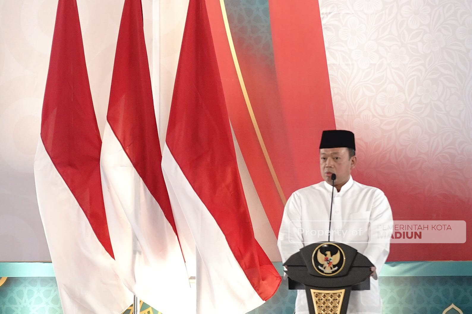 Pemkot Madiun Hadiri Penyerahan Sertipikat Tanah Wakaf dan Tempat Ibadah Se-Jawa Timur