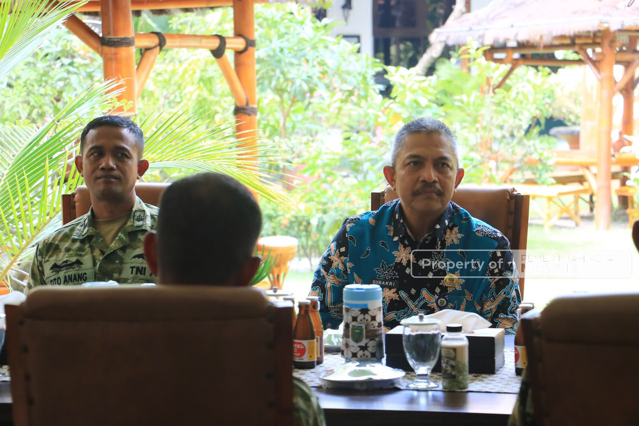 Terima Silaturahmi Kaotmil III-12 Madiun, Plt Wali Kota Perkuat Sinergi Antarinstansi