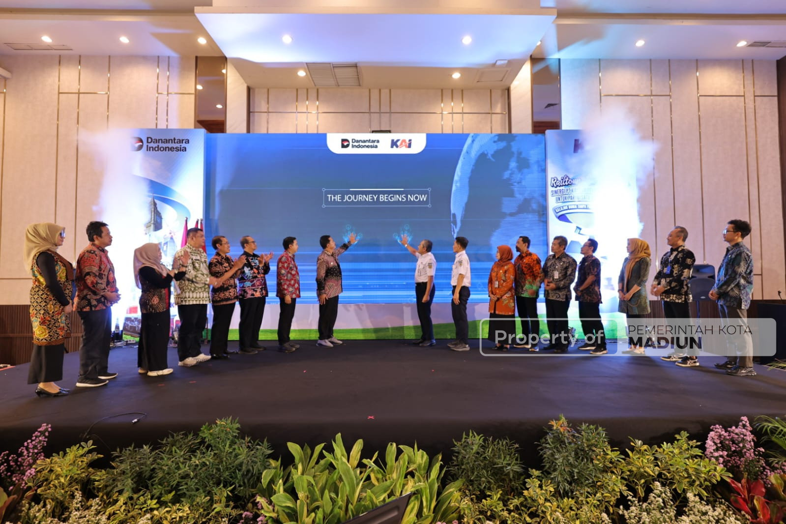 Sinergi Majukan Pariwisata, Wali Kota Madiun Hadiri Peluncuran Railtour Jawa Timur