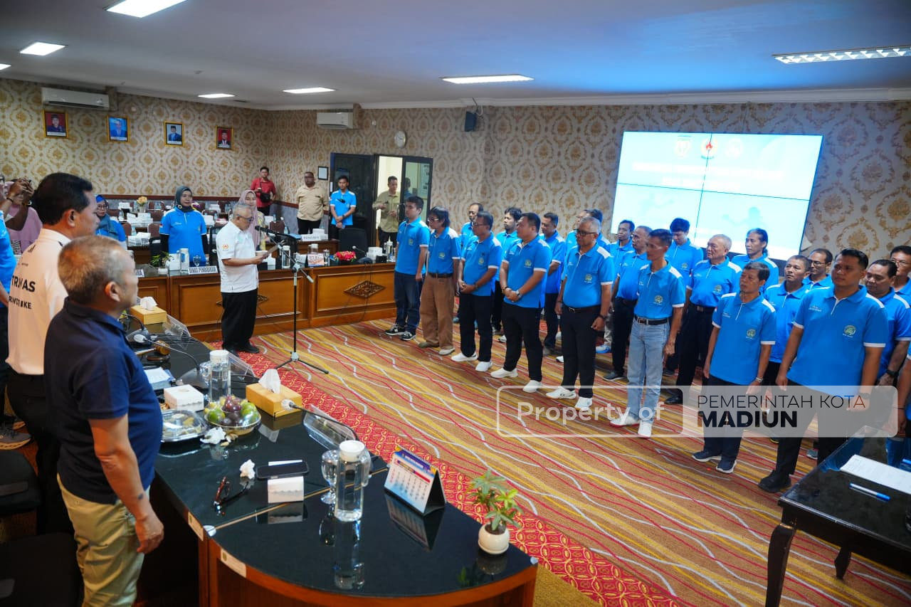 Resmi Dikukuhkan, Pengurus PTMSI Optimis Bawa Atlet Kota Madiun Berprestasi