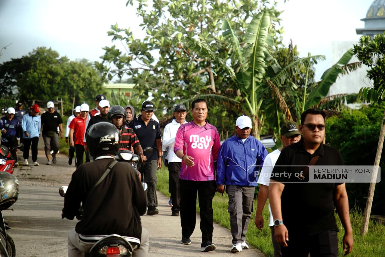 Wali Kota Madiun Jemput Bola, Serap Aspirasi dan Eksekusi Masalah Lewat Jalan Pagi