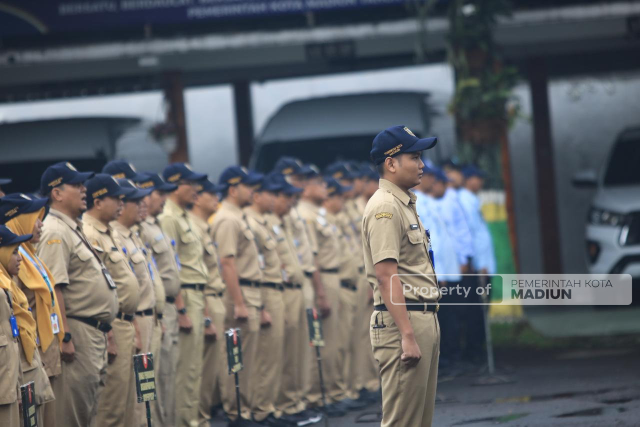 Pimpin Apel Perdana 2026, Wali Kota Maidi Tekankan Kedisiplinan ASN