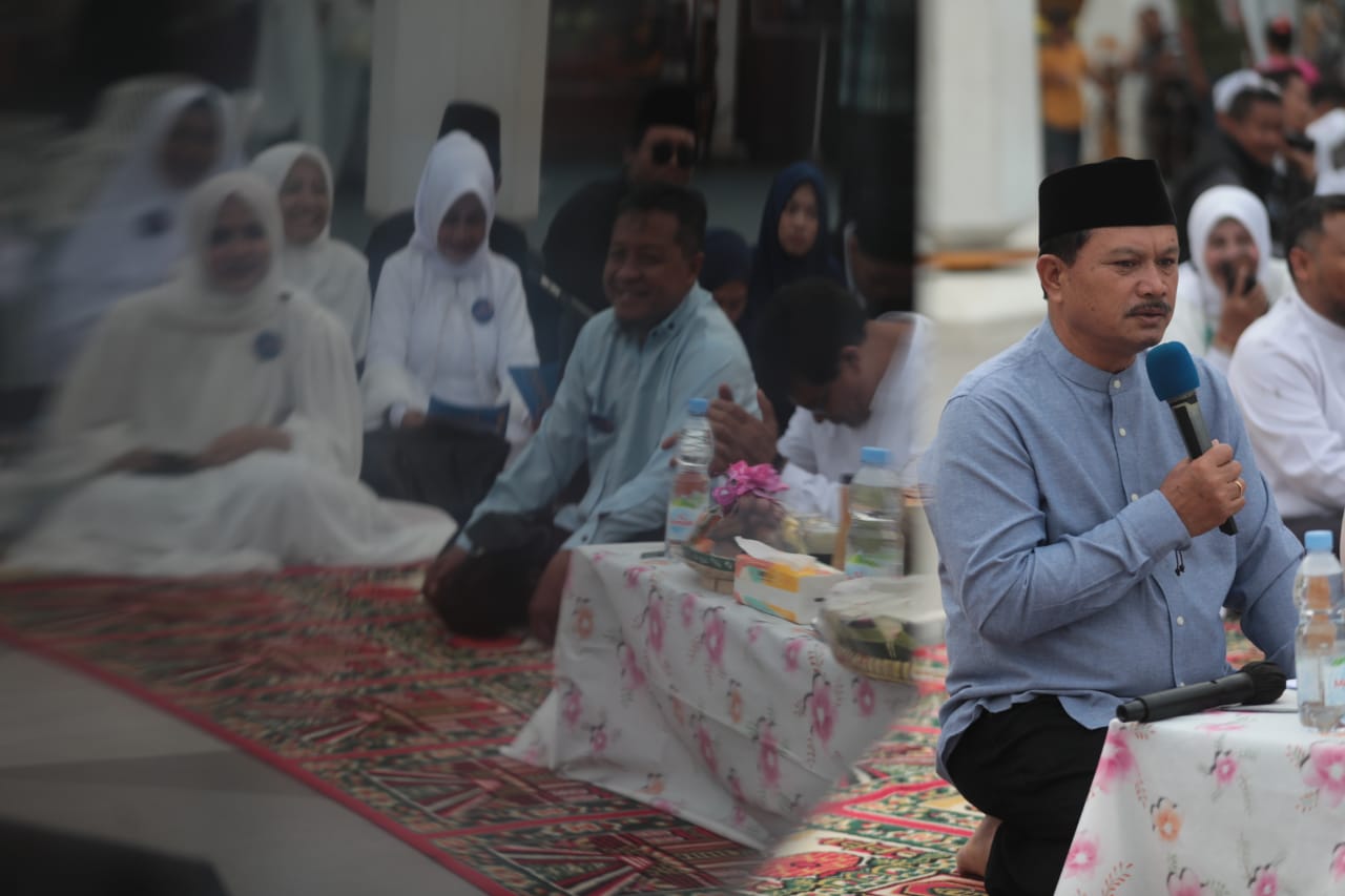 Halal Bihalal dengan Pedagang PRC, Wali Kota Sampaikan Rencana Penyempurnaan Kawasan