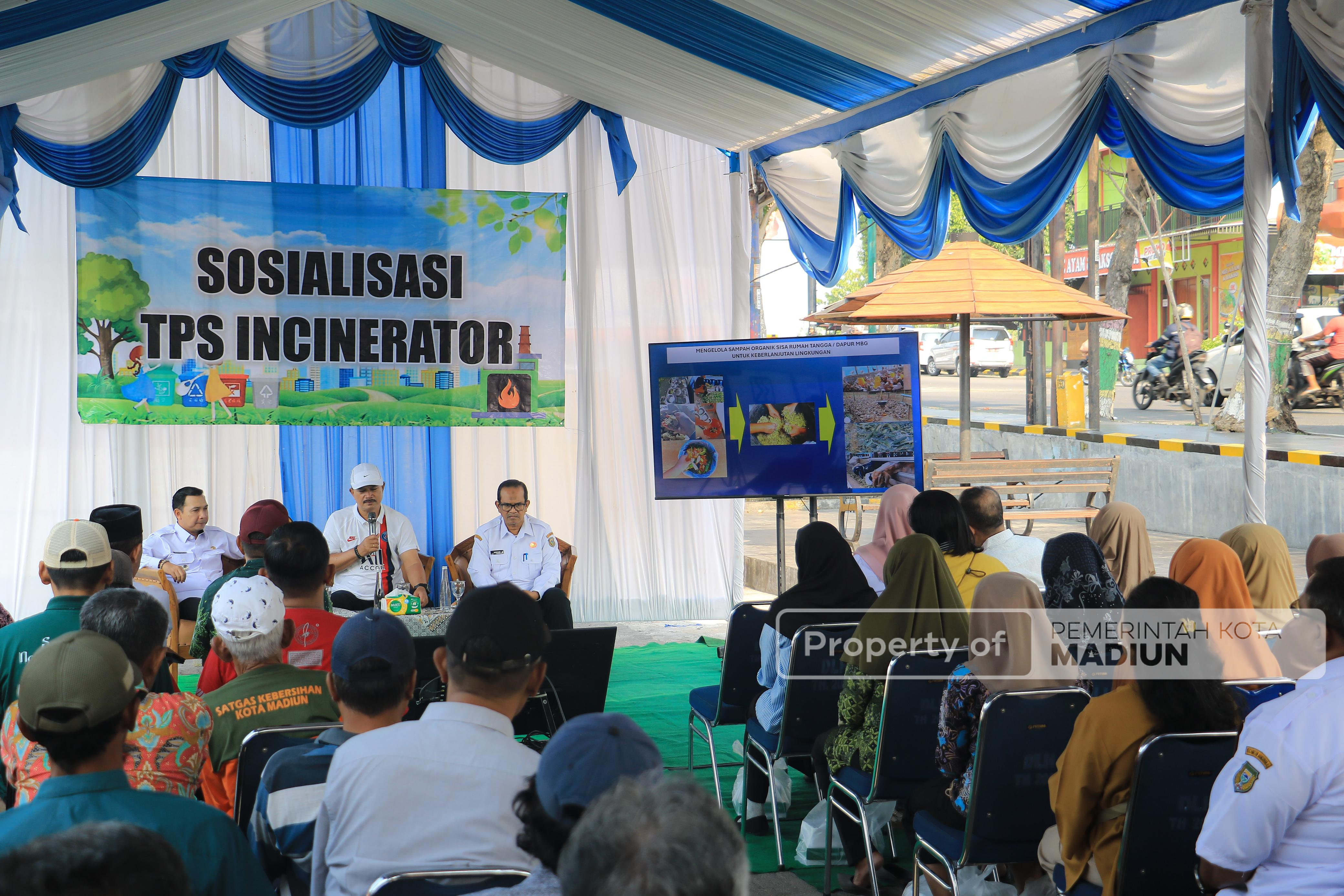 Menuju Zero Sampah 2027, Wali Kota Madiun Sosialisasikan Mesin Incinerator dan Pemilahan Sampah Tiga Warna
