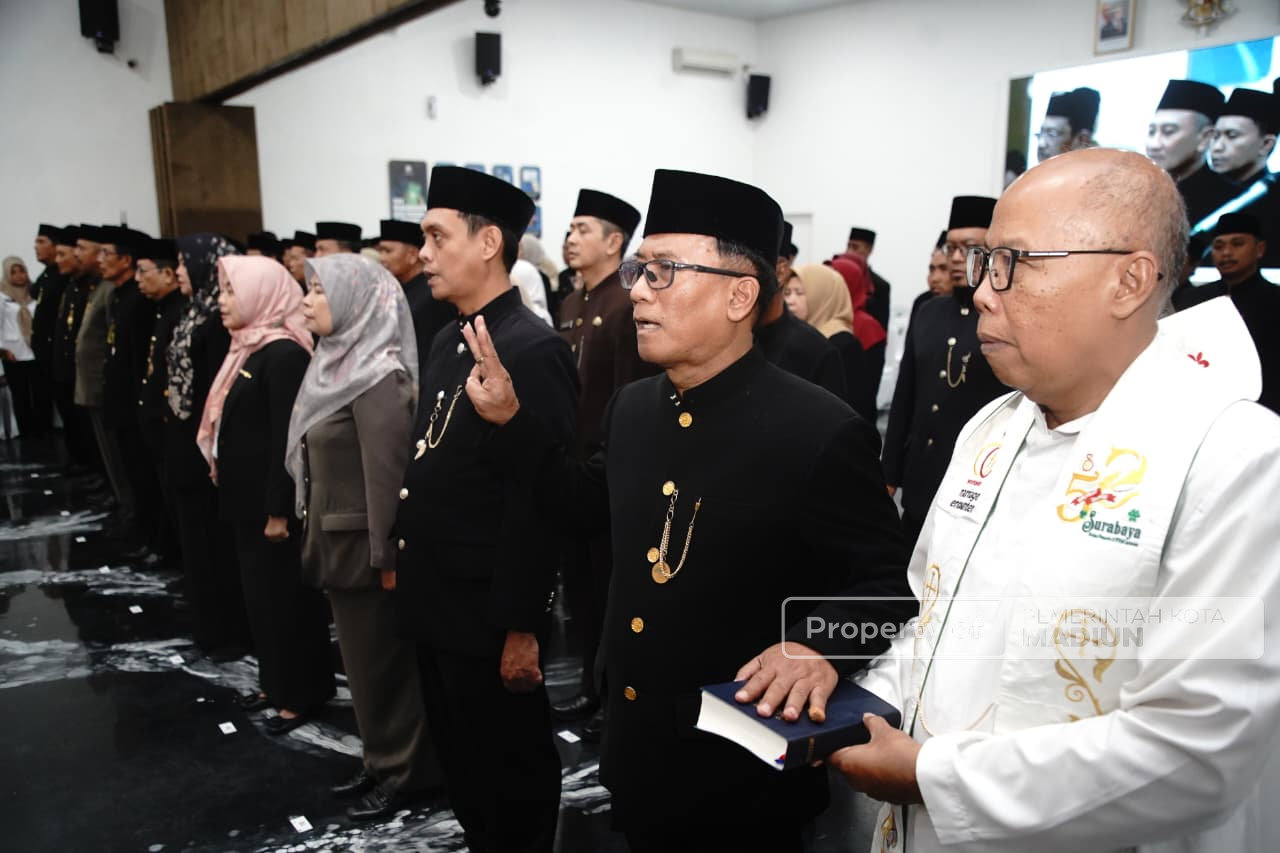 Tutup Tahun 2025, Wali Kota Madiun Lantik 59 Pejabat untuk Perkuat Akselerasi Kinerja
