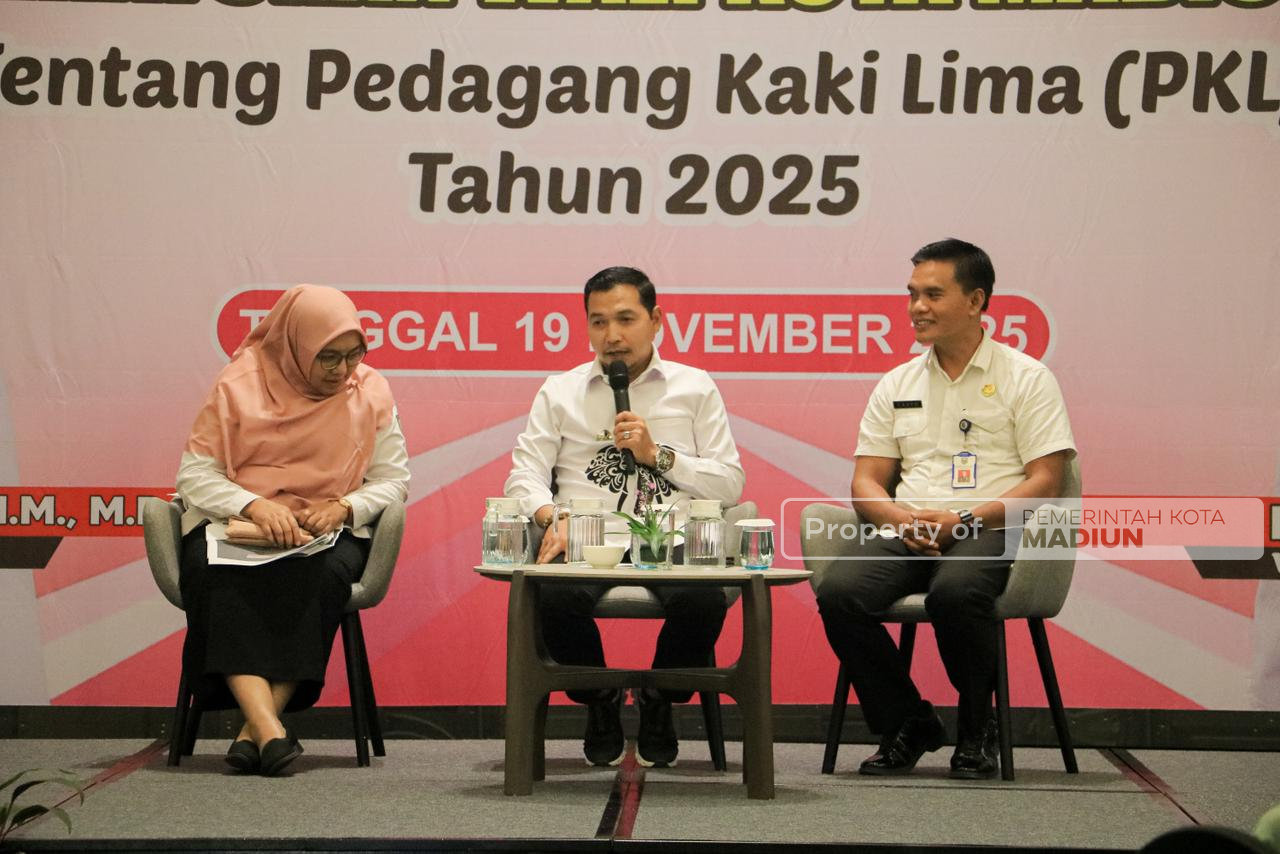 Pemkot Madiun Sosialisasikan Perda dan Perwal Penataan PKL, Ajak Pedagang Wujudkan Kota Madiun yang Tertib dan Indah