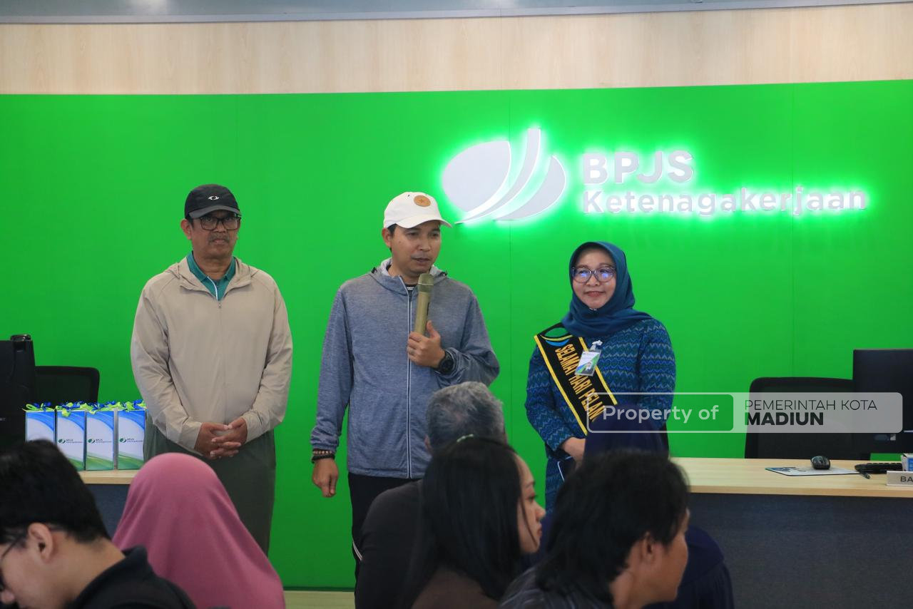 Peringatan Harpelnas, Pemkot Madiun Perkuat Perlindungan Pekerja Nonformal melalui BPJS Ketenagakerjaan
