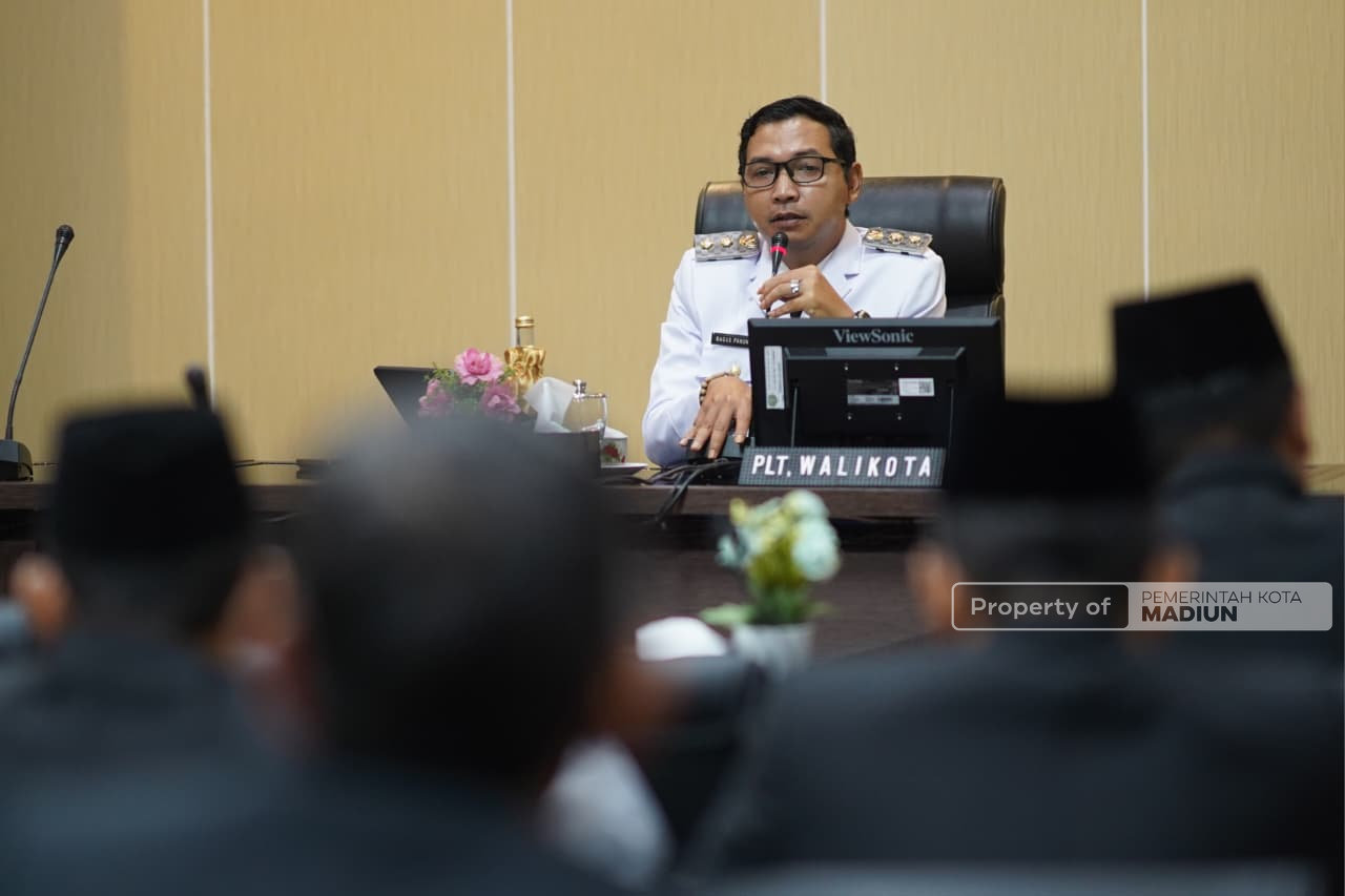 Rapat Dinas, Plt Wali Kota Madiun Tekankan Percepatan Program dan Sinergi OPD
