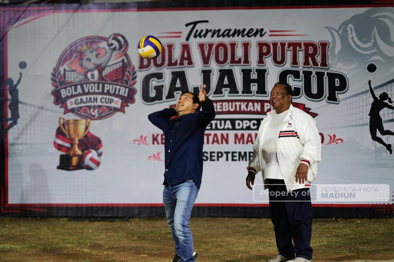 Buka Turnamen Bola Voli Putri Gajah Cup 2026, Plt Wali Kota Bakal Lengkapi Fasilitas Lapangan