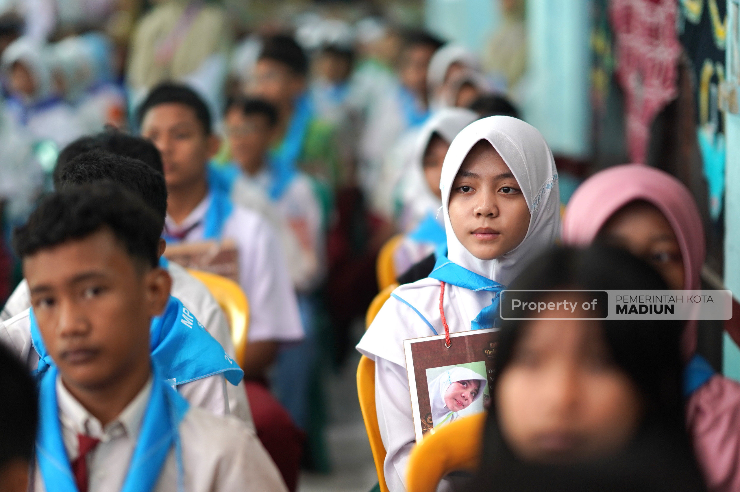 Tanamkan Nilai Antikorupsi dan Bijak Berteknologi, Plt Wali Kota Madiun Beri Motivasi Siswa Baru SMPN 2 Saat MPLS