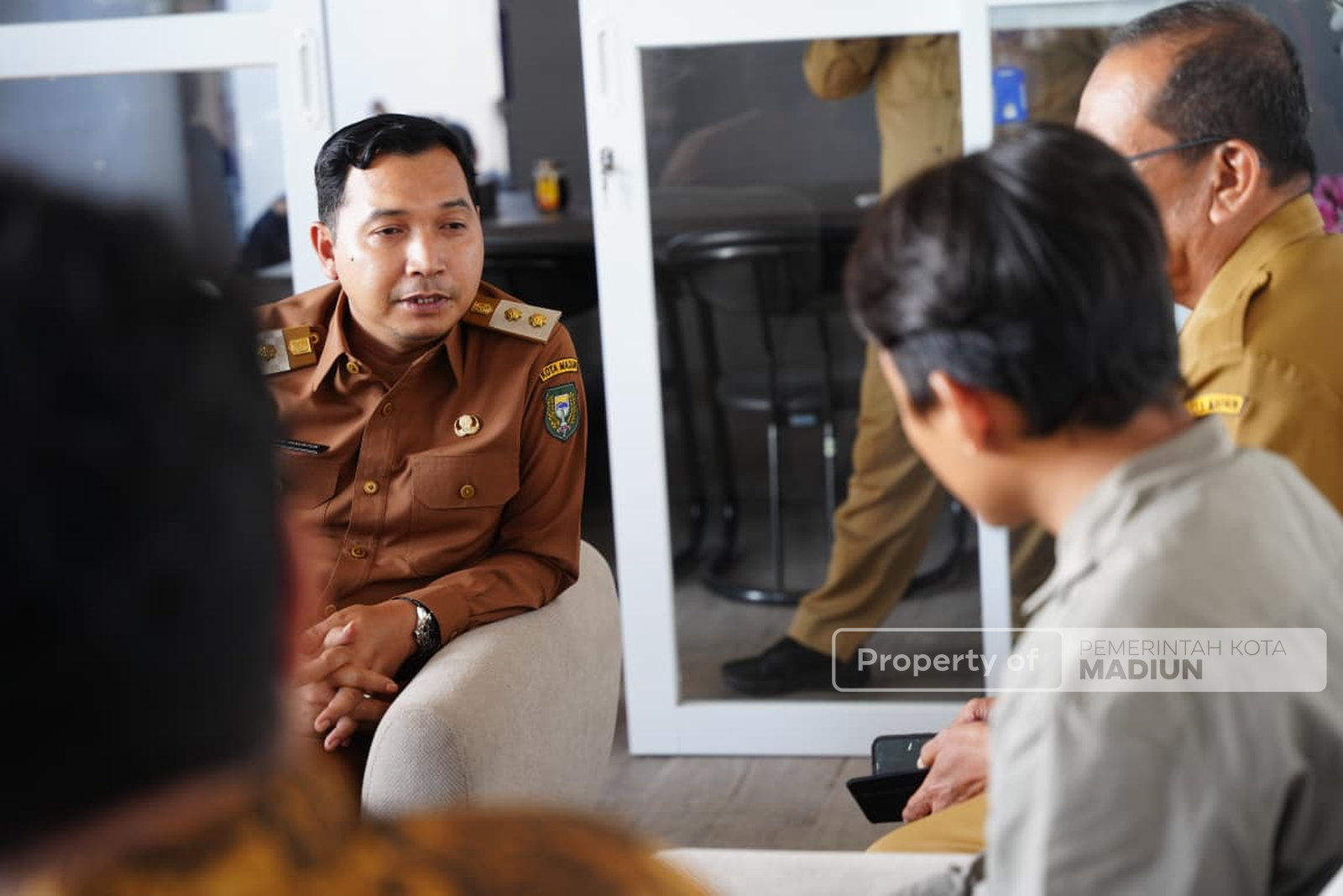 Audiensi dengan BEM SI Jatim, Wakil Wali Kota Madiun Siap Dukung Penuh Pelaksaan Rakerwil 2025