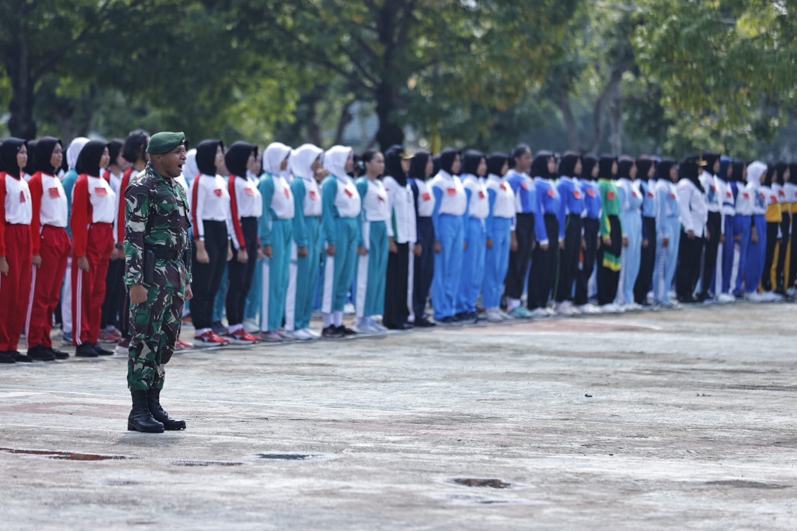 Tingkatkan Kualitas Paskibra, Pemkot Gelar Seleksi di Yonif Para Raider 501 Bajra Yudha