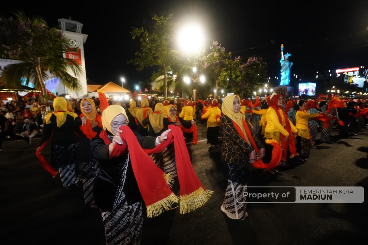 Madiun Menari Sukses Digelar, Plt Wali Kota: Kami Tidak Buat Acara, Kami Membangun Kebanggaan Warga