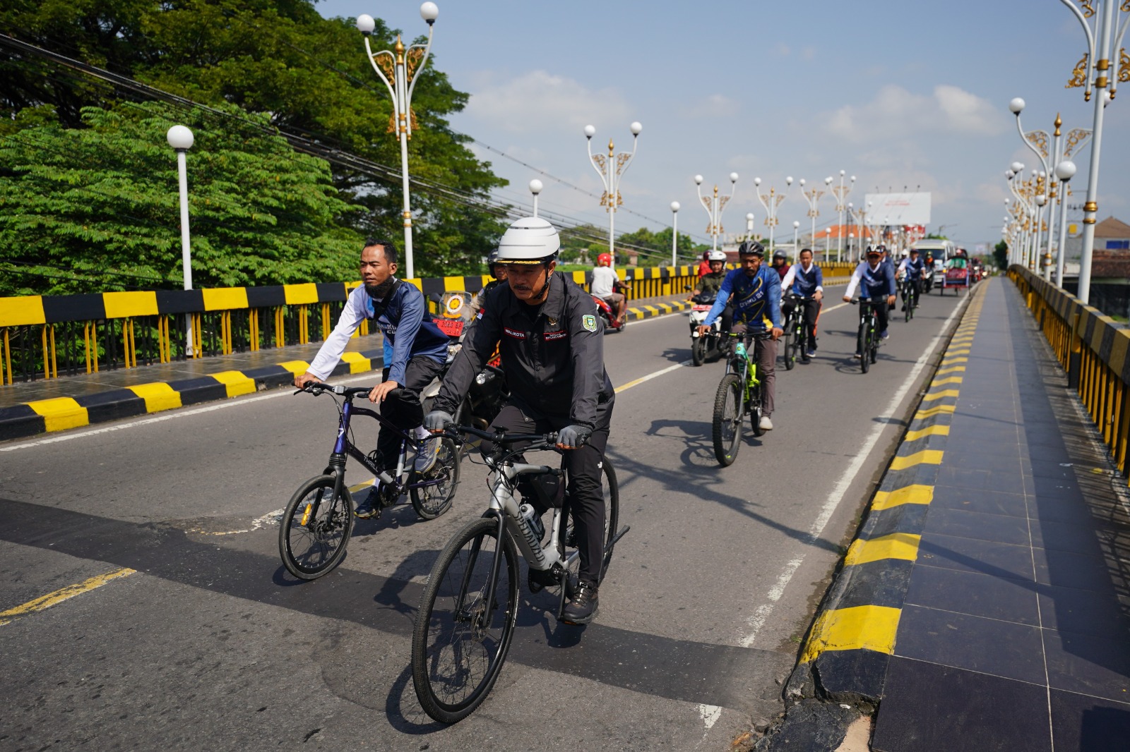 Gowes Kota Kita Lagi, Wali Kota Ajak Masyarakat Aktif Jaga Ketentraman dan Ketertiban di Lingkungan