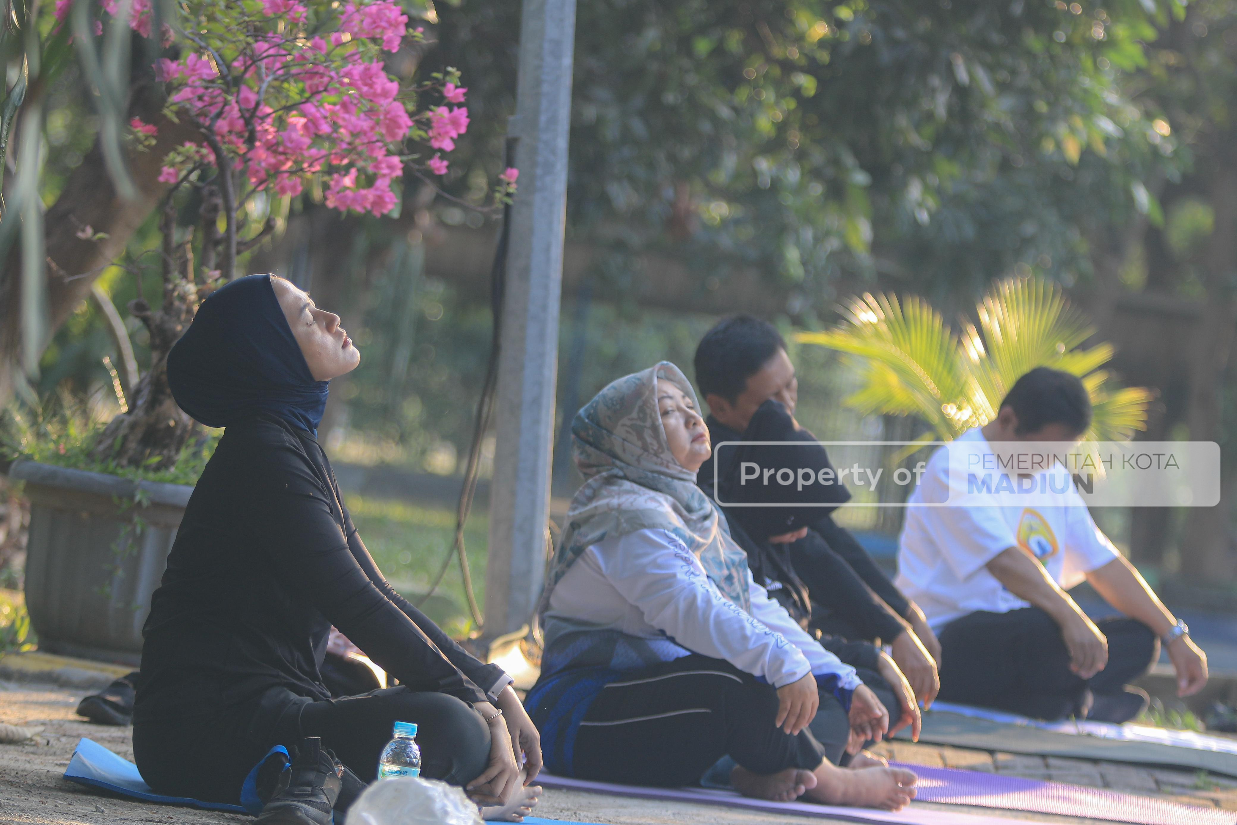 Wali Kota Gandeng OPD Terapkan Gaya Hidup Sehat Lewat Yoga