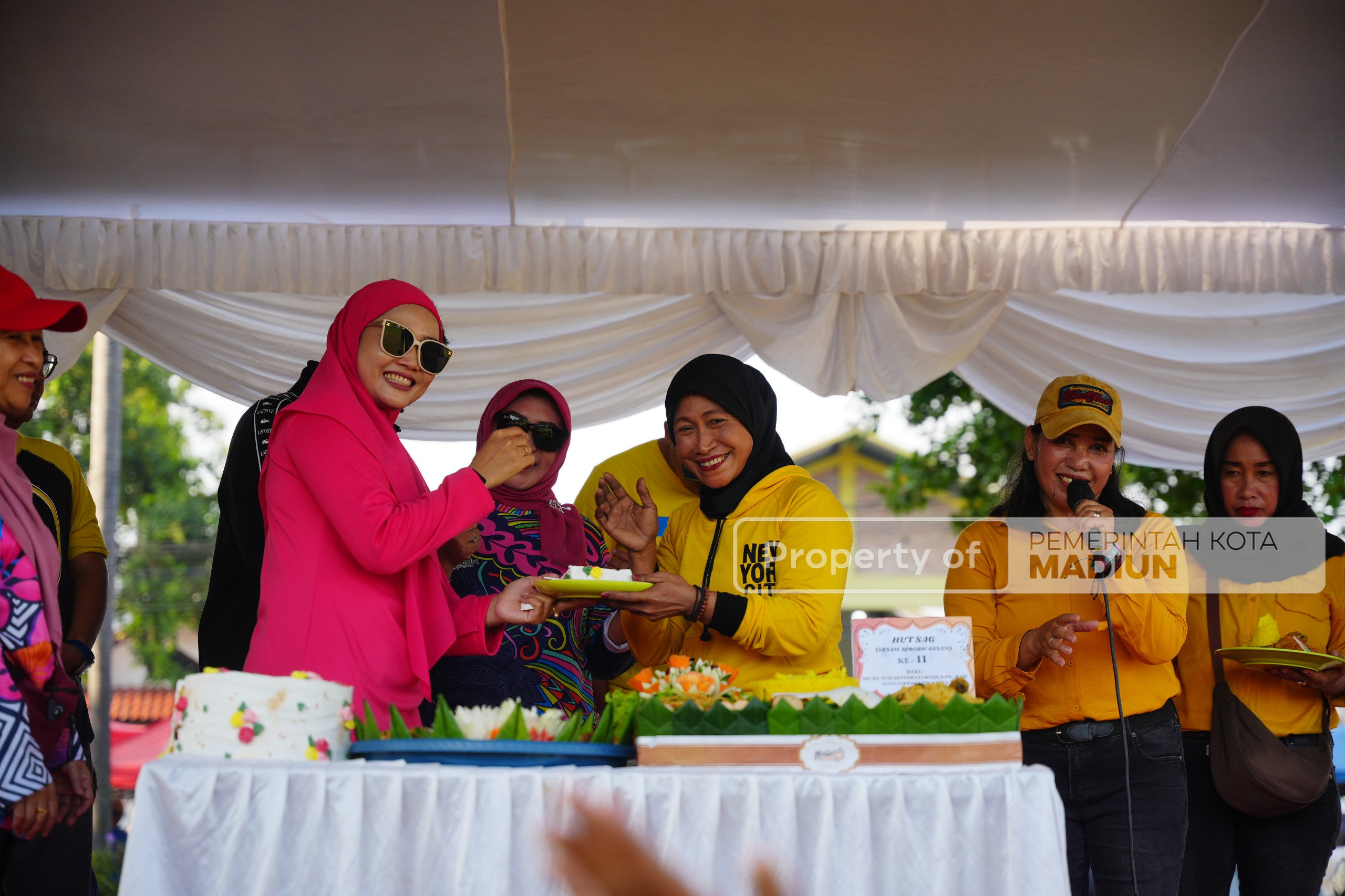 Wali Kota Madiun Hadiri Senam Bersama Peringatan HUT ke-11 Komunitas SAG