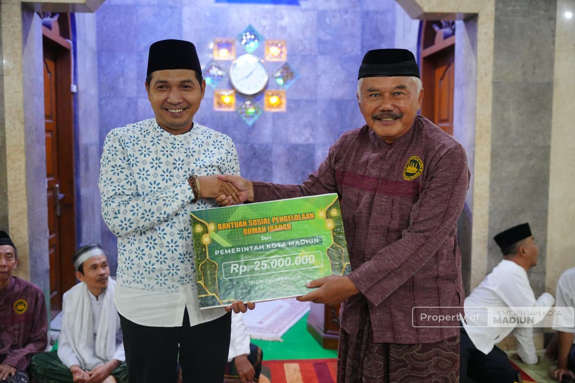 Safari Ramadan, Plt Wali Kota Madiun Kunjungi Masjid At-Taqwa