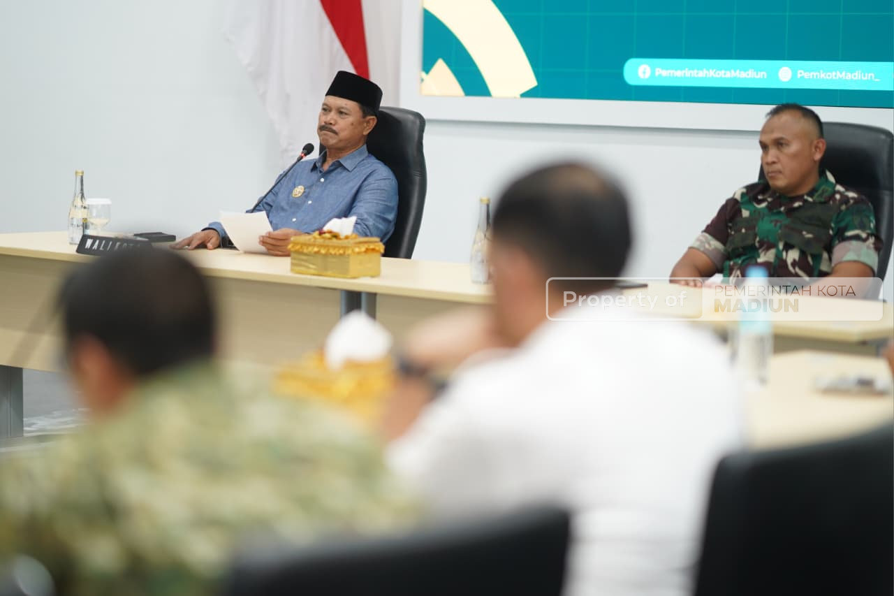 Rakor Bersama Forkopimda, Wali Kota Maidi Tegaskan Komitmen Jaga Keamanan dan Kenyamanan Kota