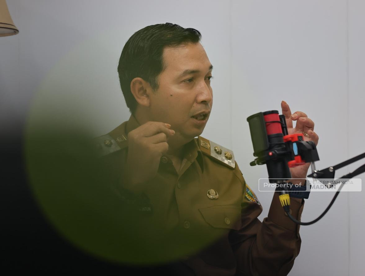 Plt Wali Kota Madiun Isi Podcast Hari Jadi ke-108, Ajak Warga Ikut Meriahkan Rangkaian Acara