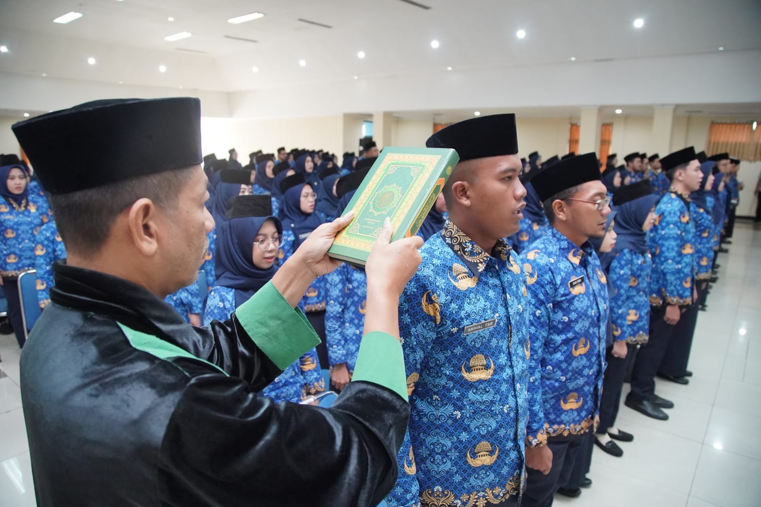 123 ASN Ikut Pengambilan Sumpah Janji, Wali Kota Pesan Utamakan Layanan Kepada Masyarakat