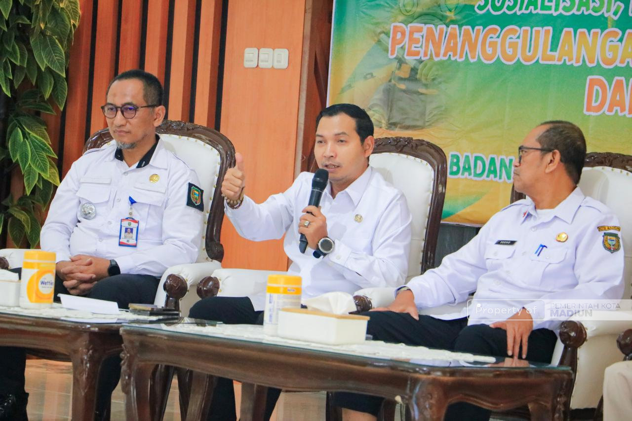 Cuaca Tak Menentu, BPBD Kota Madiun Gelar Sosialisasi Penanggulangan Bencana di Kecamatan Taman