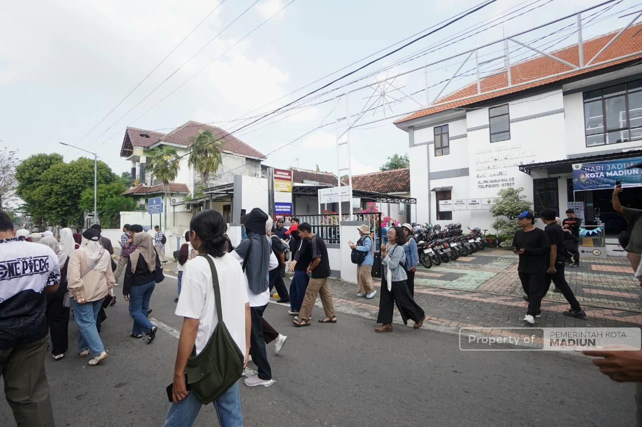 Walk Heritage Pangongangan Resmi Dikenalkan, Hidupkan Kembali Wisata Sejarah Kota Madiun