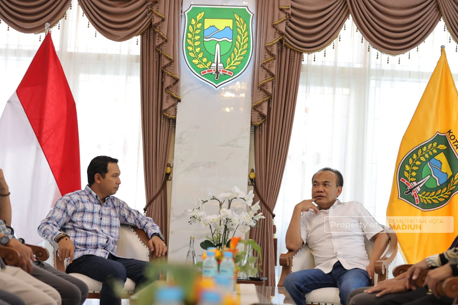 Terima Kunjungan Sesmenko Perekonomian, Plt Wali Kota Bahas Strategi Penguatan Ekonomi