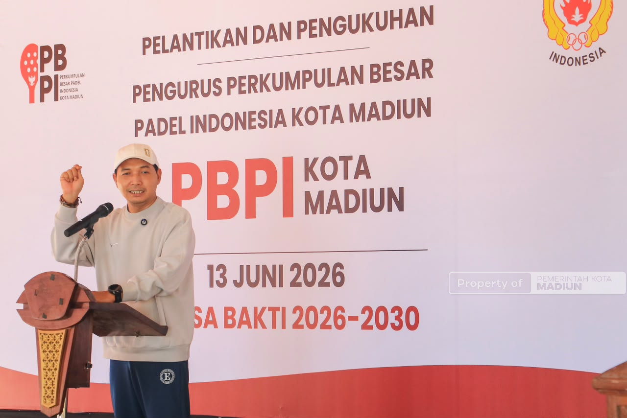 Gowes Sambangi Sejumlah Agenda, Plt Wali Kota Madiun Dorong Penguatan Ekosistem Olahraga