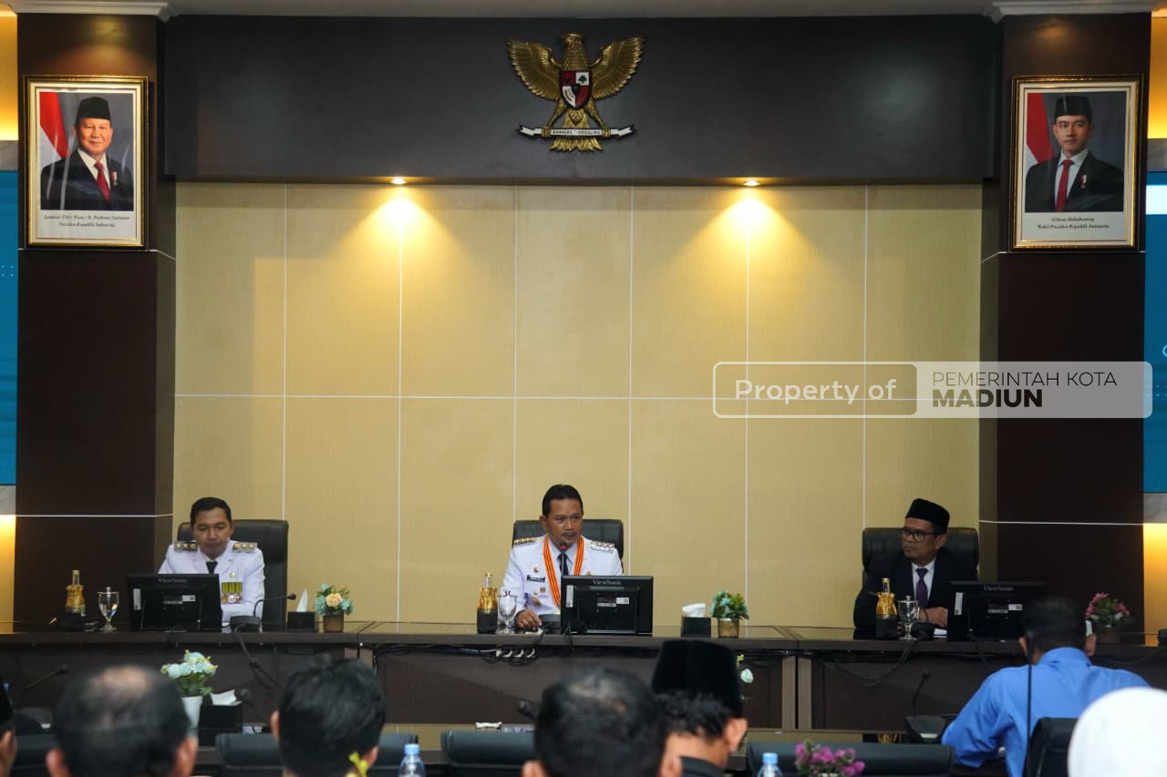 Rapat Dinas Pejabat, Wali Kota Madiun Ingatkan Integritas Antikorupsi