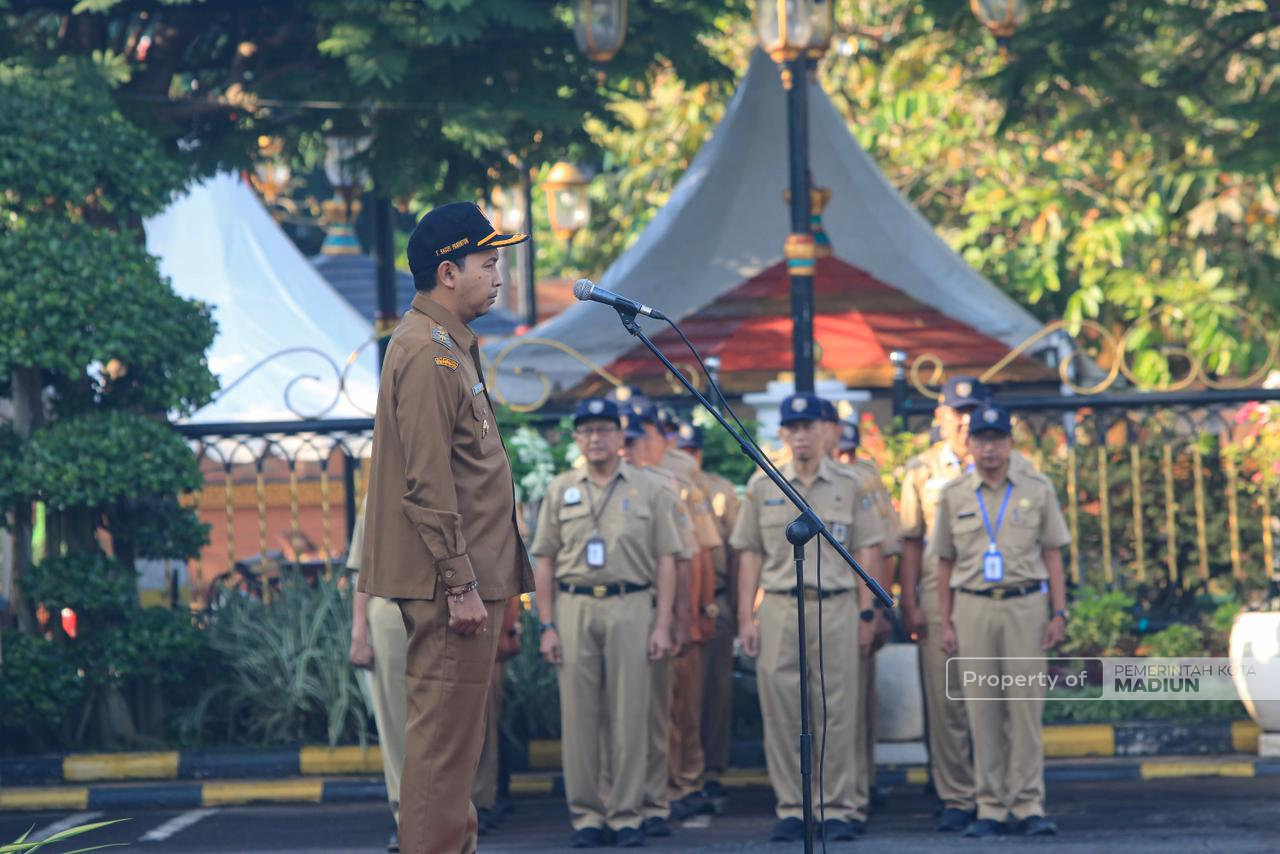 Pimpin Apel Kerja, Plt Wali Kota Madiun Tekankan Kebersihan dan Optimalisasi Pelayanan